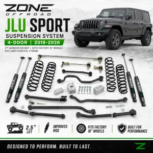 JLU Sport Package 1 - Lift Kit